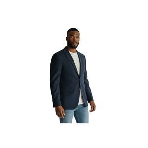 Van Heusen Men's 42L 2 Button Navy Blazer Jacket Lightweight Career Casual NWOT